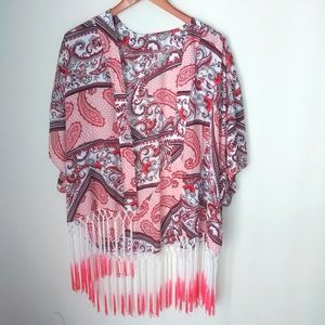 EST 1946 Tassel Paisley Kimono Size S